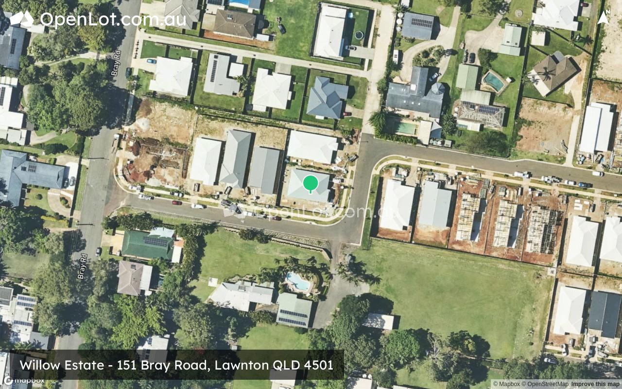 Satellite image for Willow Estate - 151 Bray Road, Lawnton QLD 4501