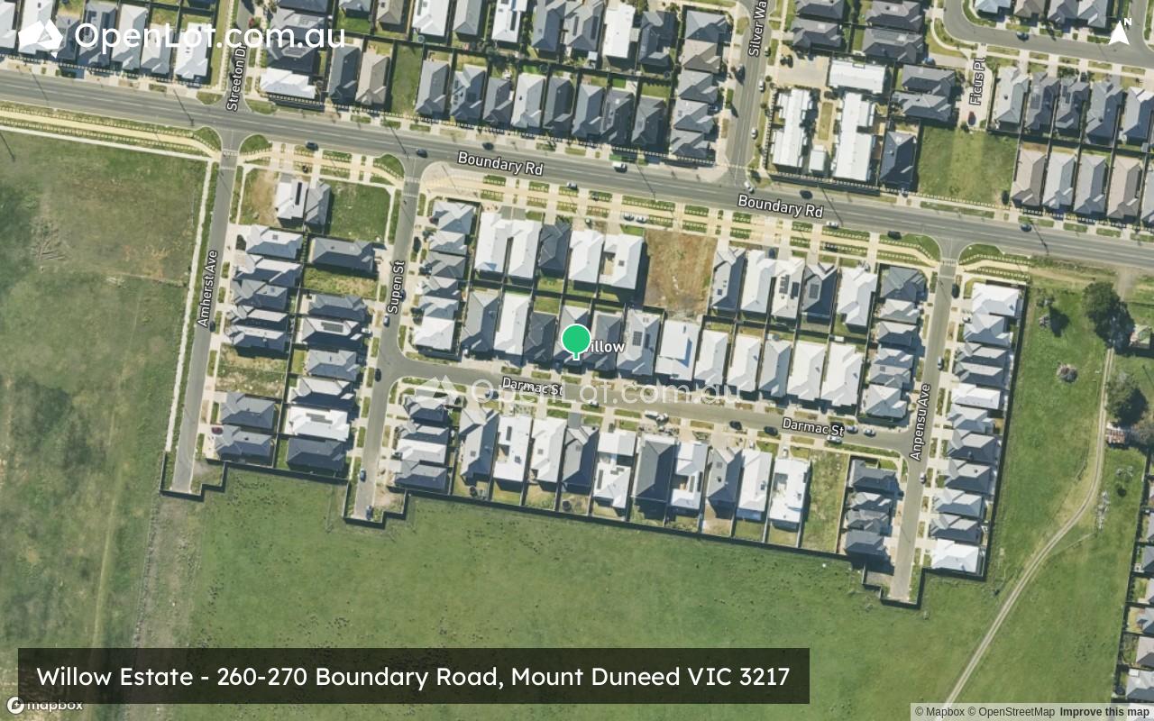 Satellite image for Willow Estate - 260-270 Boundary Road, Mount Duneed VIC 3217