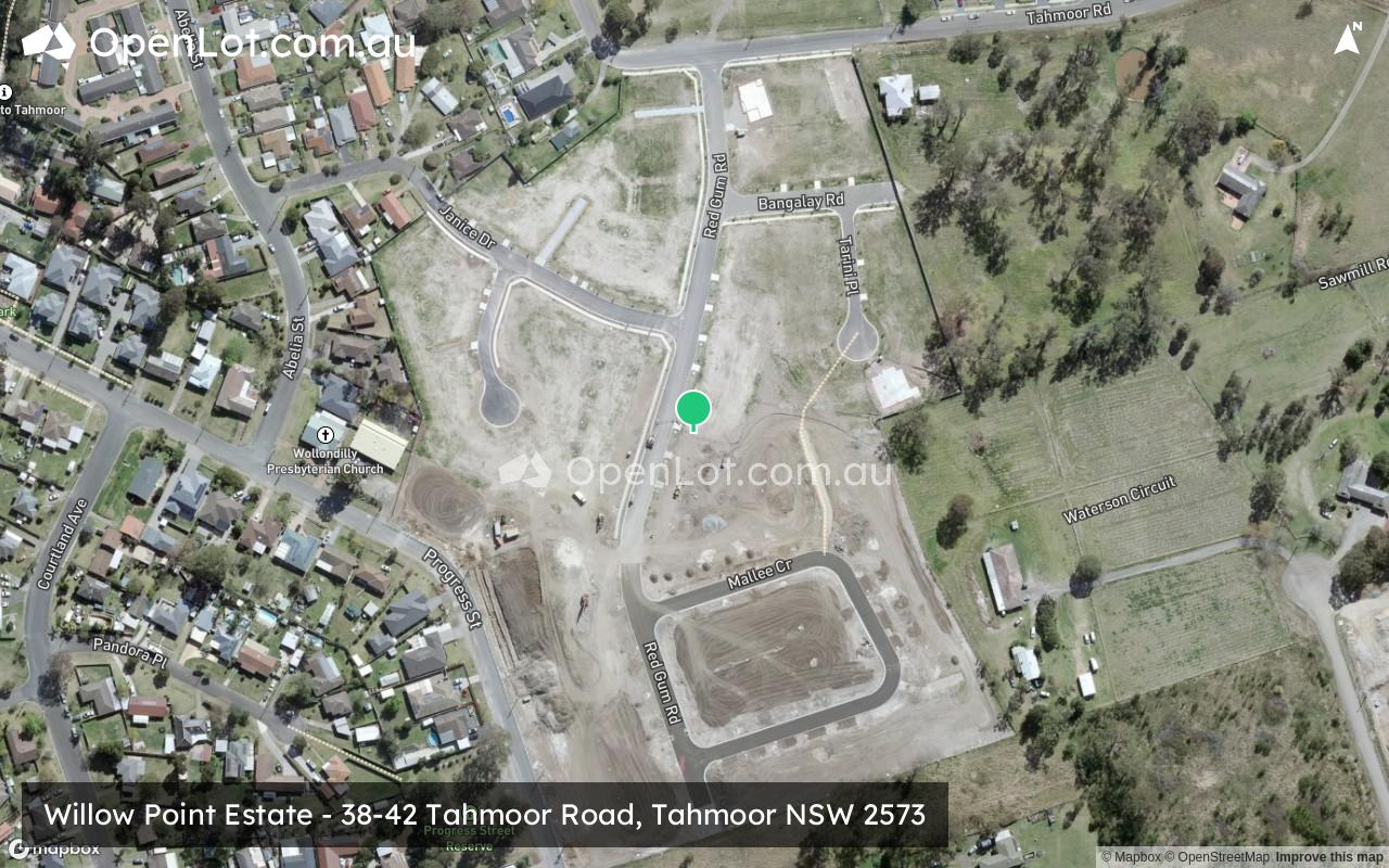 Satellite image for Willow Point Estate - 38-42 Tahmoor Road, Tahmoor NSW 2573