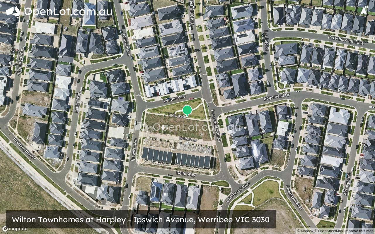 Satellite image for Wilton Townhomes at Harpley - Ipswich Avenue, Werribee VIC 3030