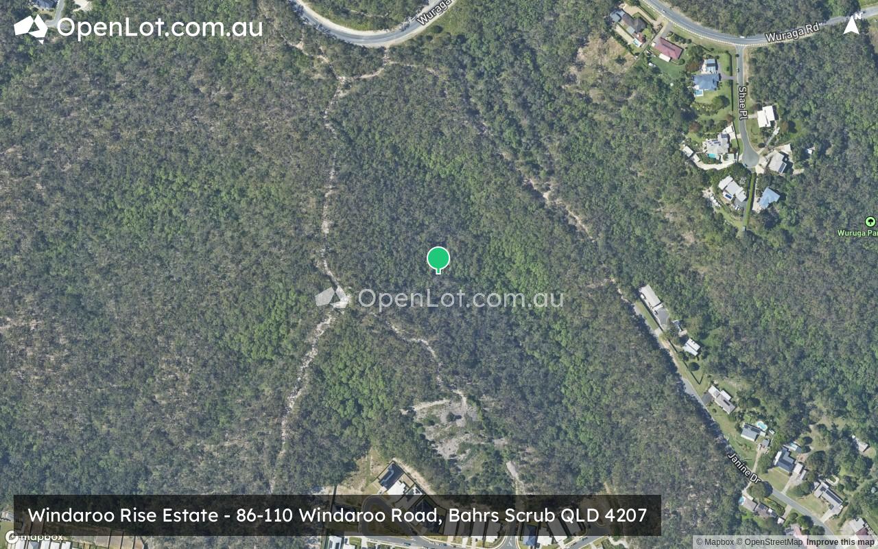 Satellite image for Windaroo Rise Estate - 86-110 Windaroo Road, Bahrs Scrub QLD 4207