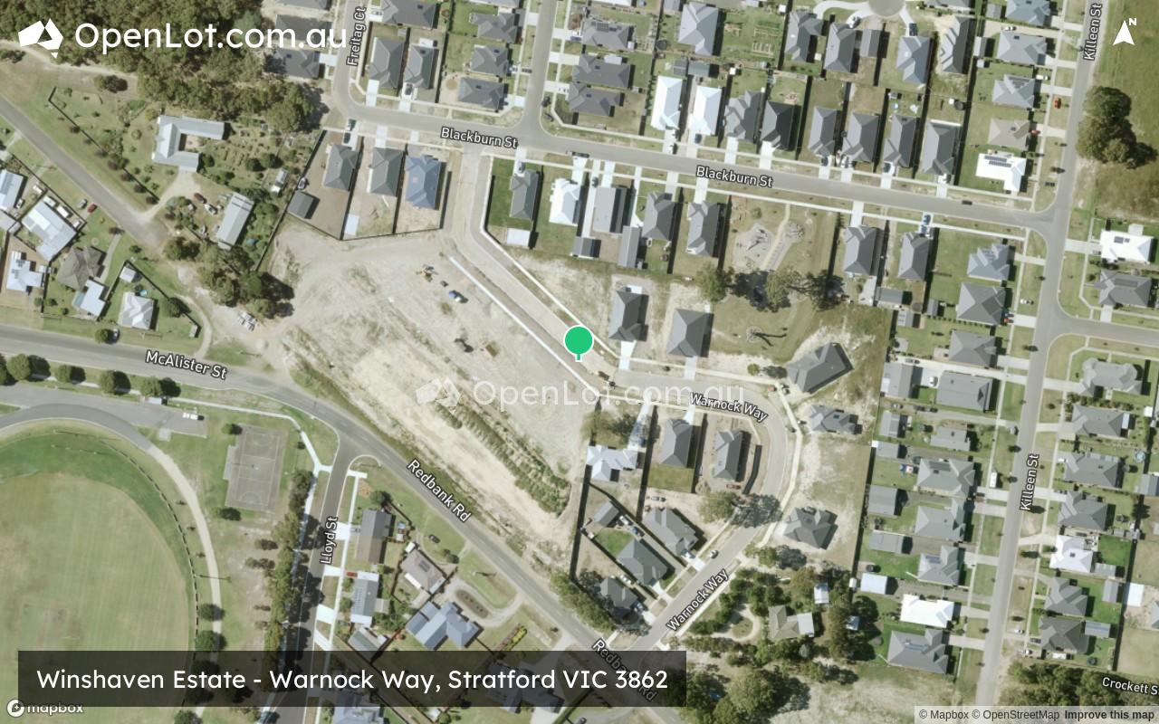 Satellite image for Winshaven Estate - Warnock Way, Stratford VIC 3862