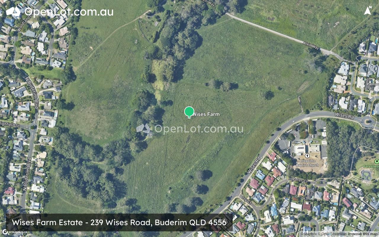 Satellite image for 239 Wises Road, Buderim QLD 4556
