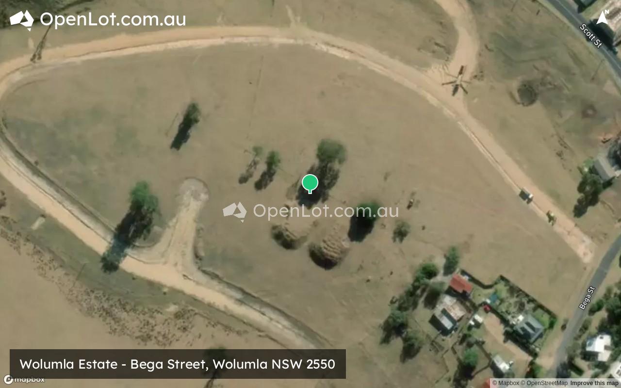 Satellite image for Wolumla Estate - Bega Street, Wolumla NSW 2550