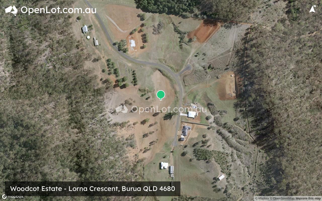 Satellite image for Woodcot Estate - Lorna Crescent, Burua QLD 4680