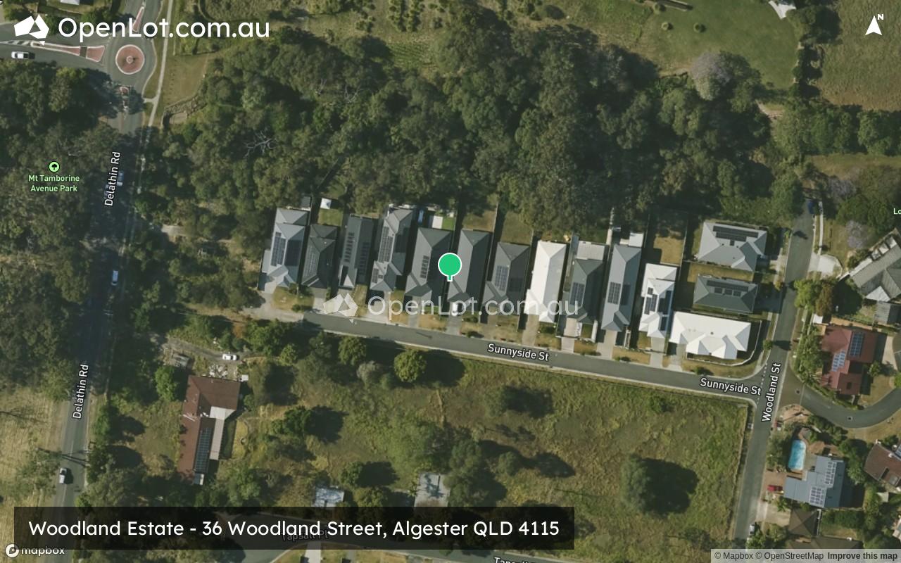 Satellite image for Woodland Estate - 36 Woodland Street, Algester QLD 4115