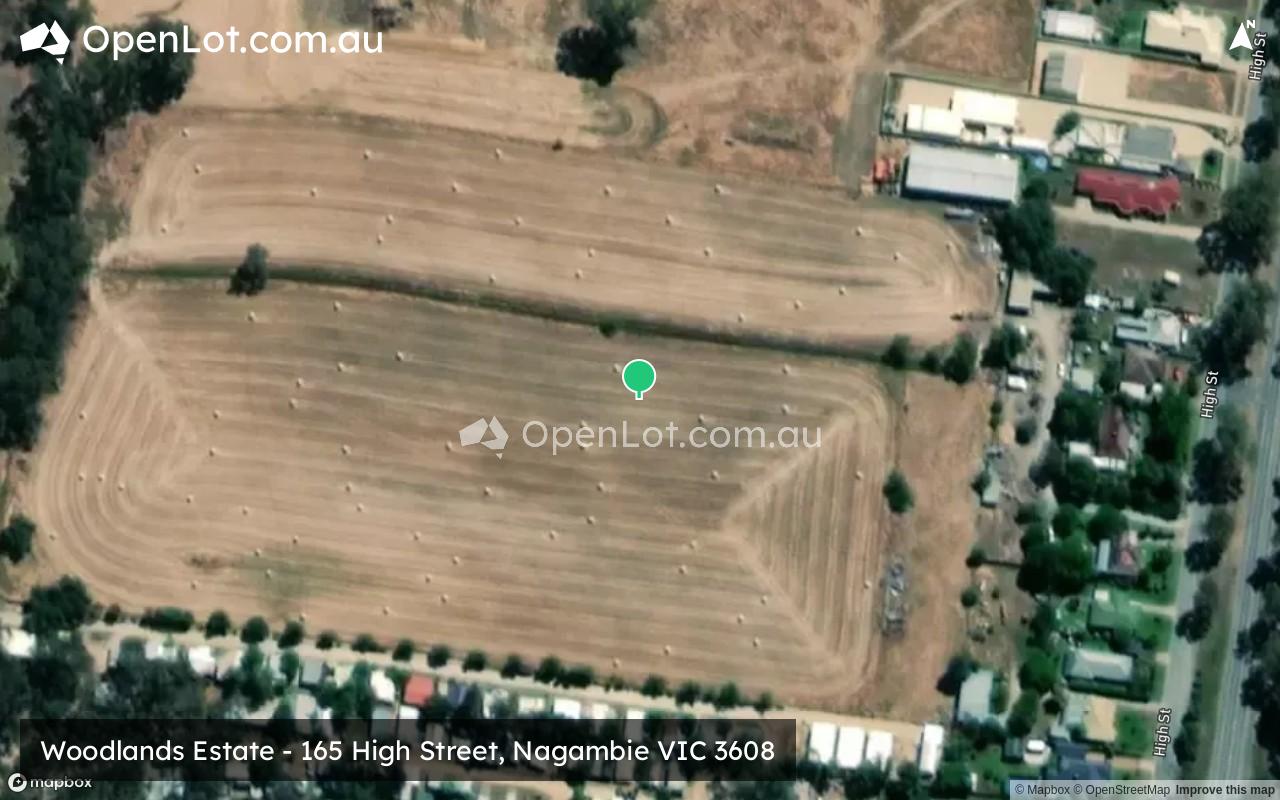 Satellite image for Woodlands Estate - 165 High Street, Nagambie VIC 3608