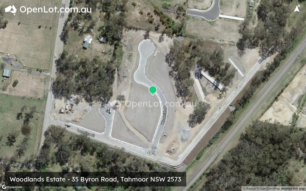 Satellite image for Woodlands Estate - 35 Byron Road, Tahmoor NSW 2573