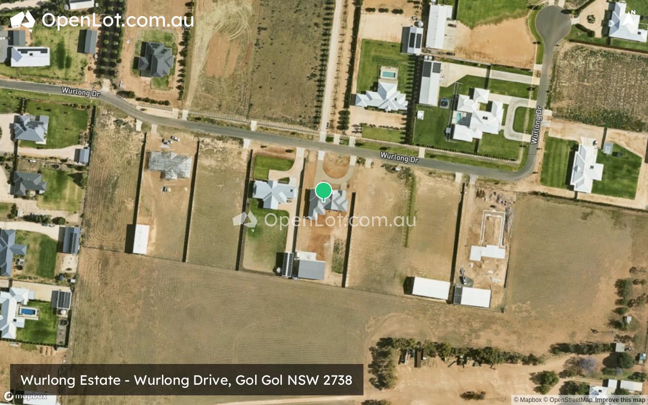 Satellite image for Wurlong Estate - Wurlong Drive, Gol Gol NSW 2738