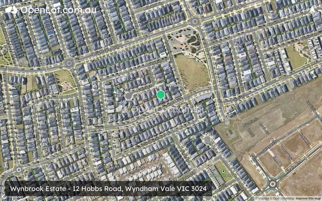 Satellite image for Wynbrook Estate - 12 Hobbs Road, Wyndham Vale VIC 3024