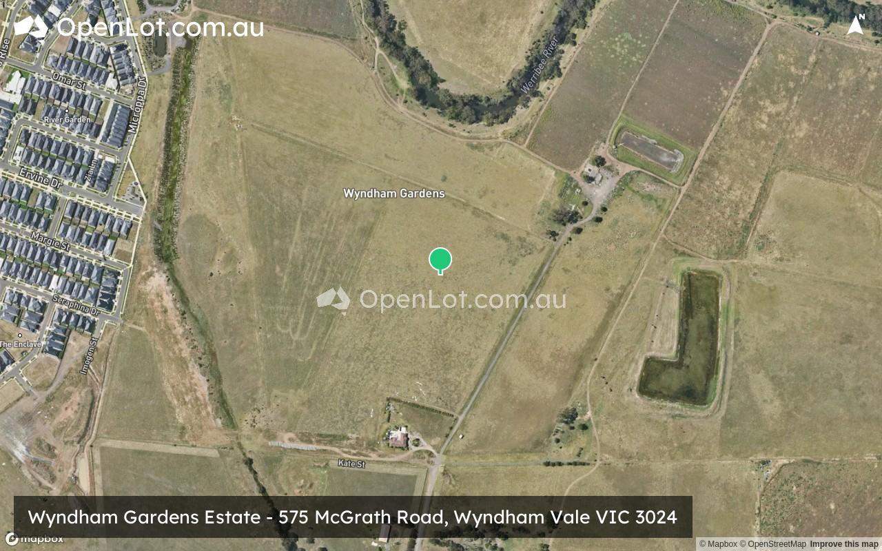 Satellite image for Wyndham Gardens Estate - 575 McGrath Road, Wyndham Vale VIC 3024