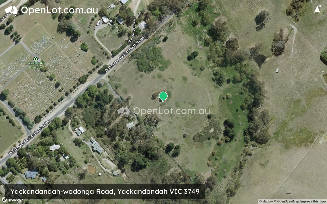Satellite image for Yackandandah-wodonga Road, Yackandandah VIC 3749