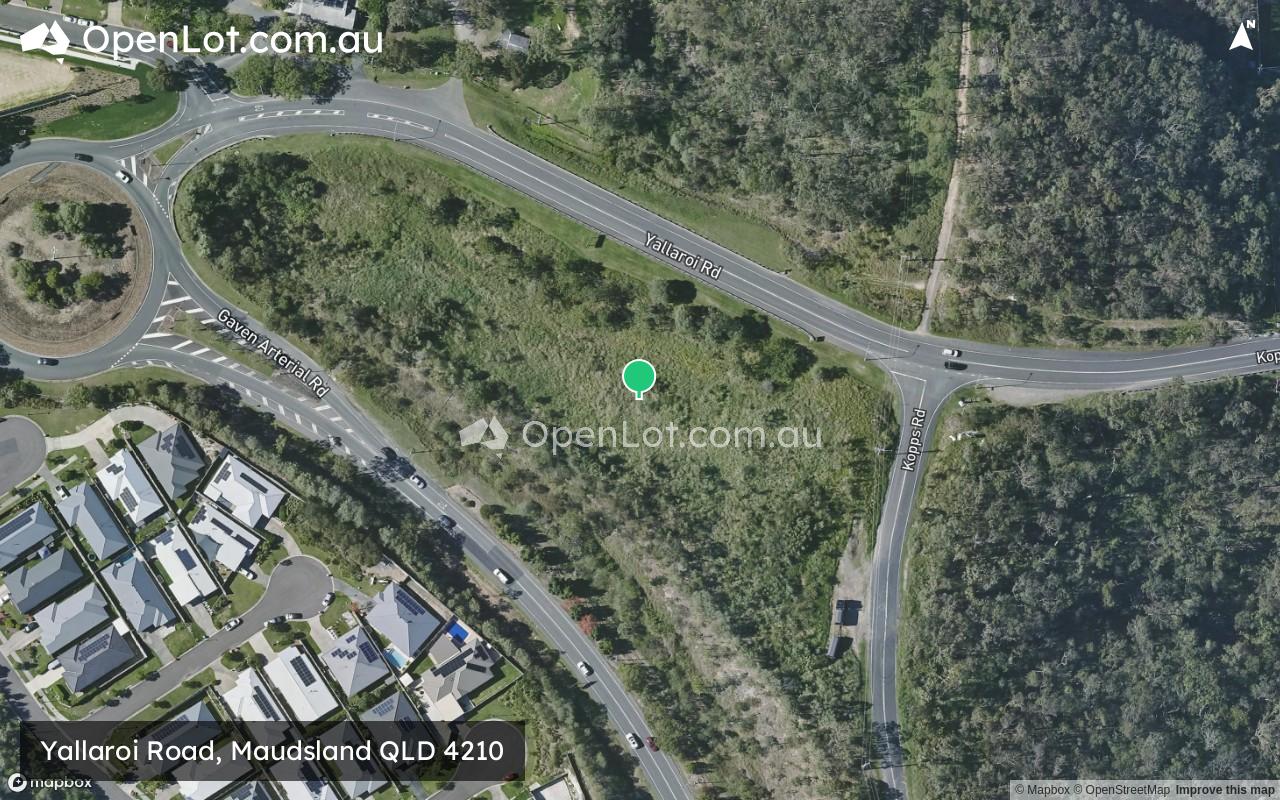 Satellite image for Yallaroi Road, Maudsland QLD 4210