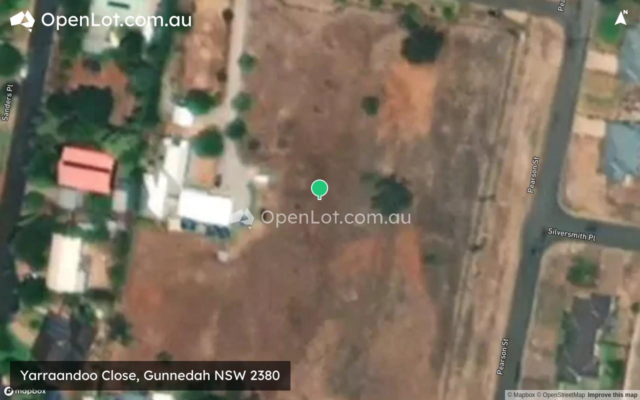Satellite image for Yarraandoo Close, Gunnedah NSW 2380