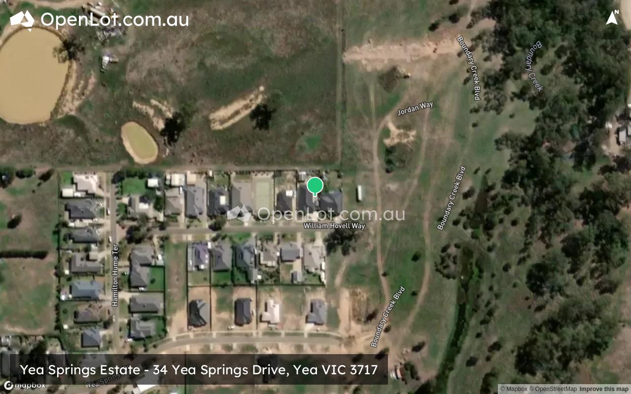 Satellite image for Yea Springs Estate - 34 Yea Springs Drive, Yea VIC 3717
