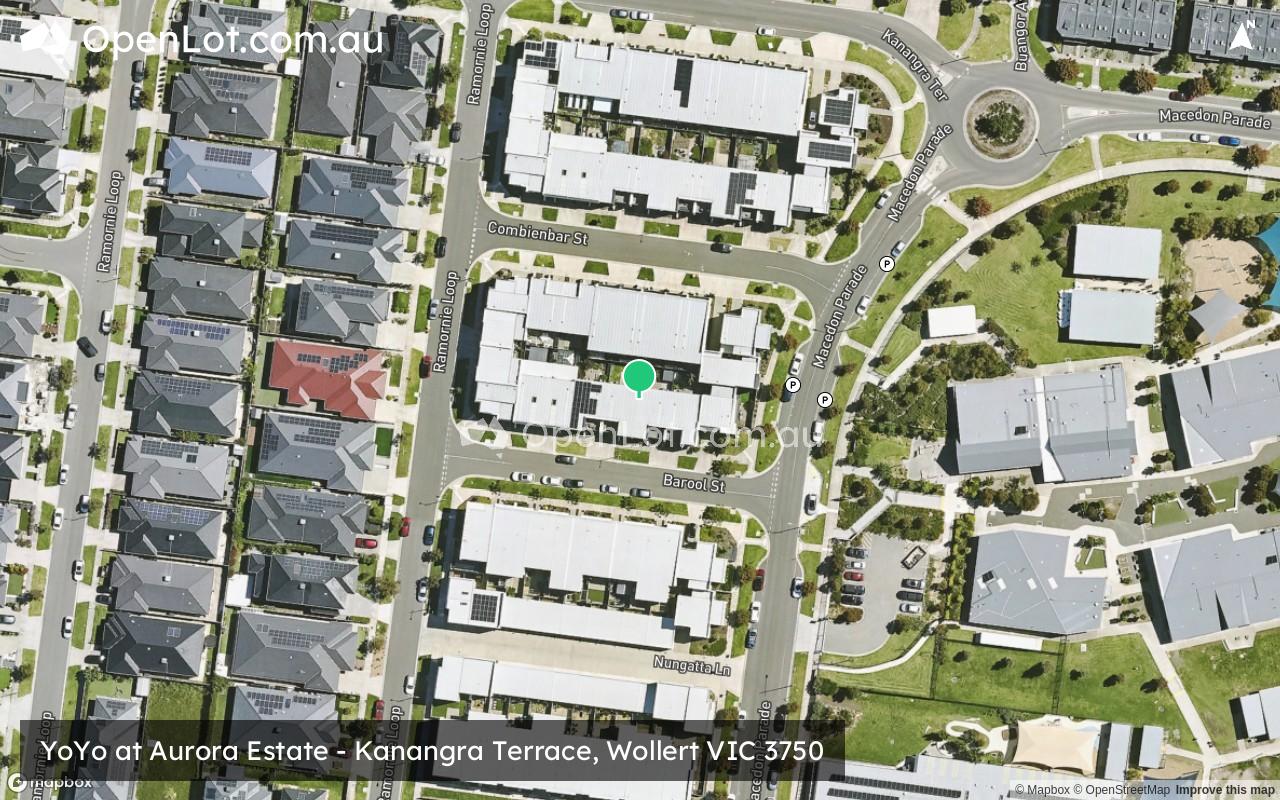 Satellite image for YoYo at Aurora Estate - Kanangra Terrace, Wollert VIC 3750