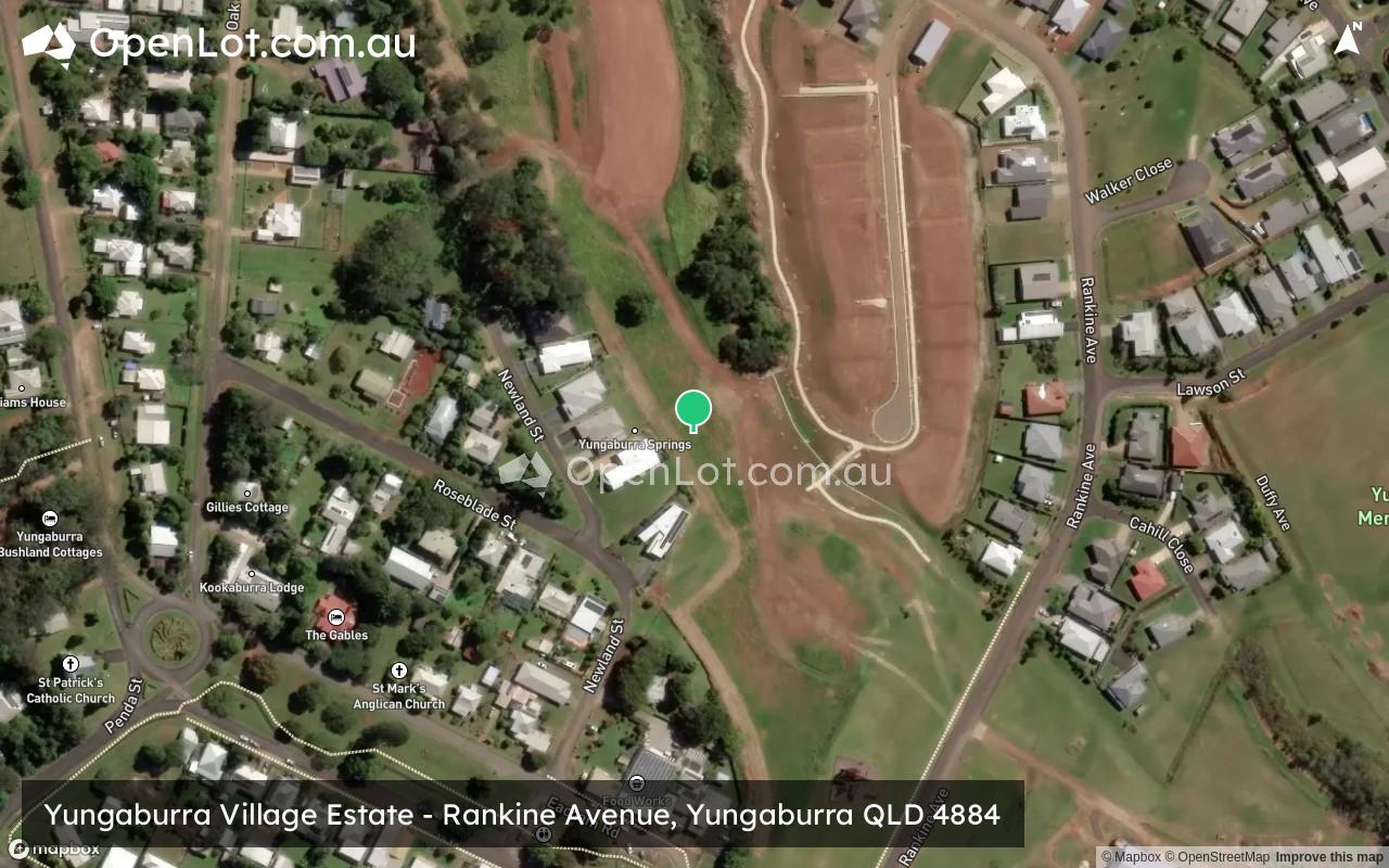 Satellite image for Yungaburra Village Estate - Rankine Avenue, Yungaburra QLD 4884
