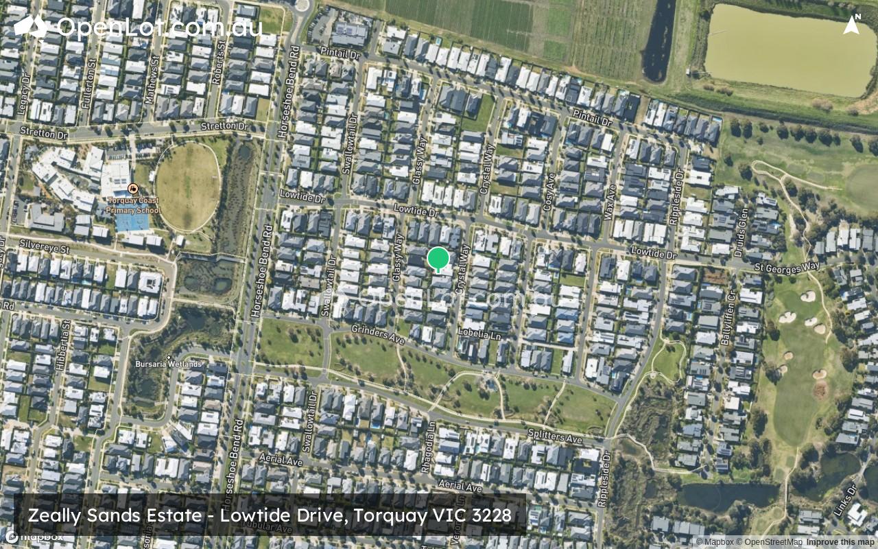Satellite image for Zeally Sands Estate - Lowtide Drive, Torquay VIC 3228