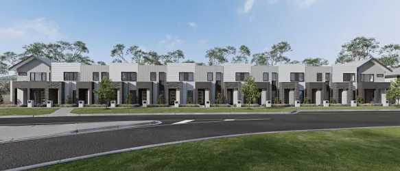 Alba Townhomes at Smiths Lane - Hardy's Road, Clyde North VIC 3978 - Clyde North