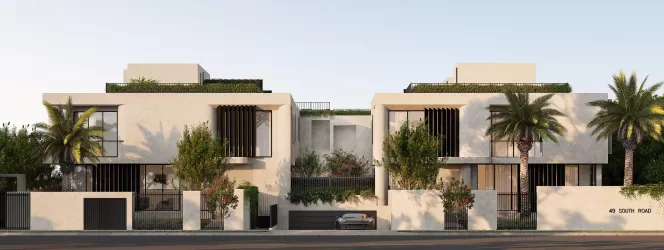 Baie Townhomes - 49 South Road, Brighton VIC 3186 - Brighton
