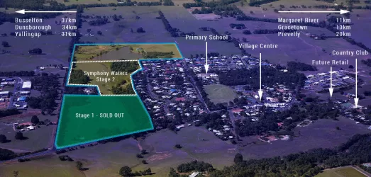 Symphony Waters Estate - Brookside Boulevard, Cowaramup WA 6284 - Cowaramup