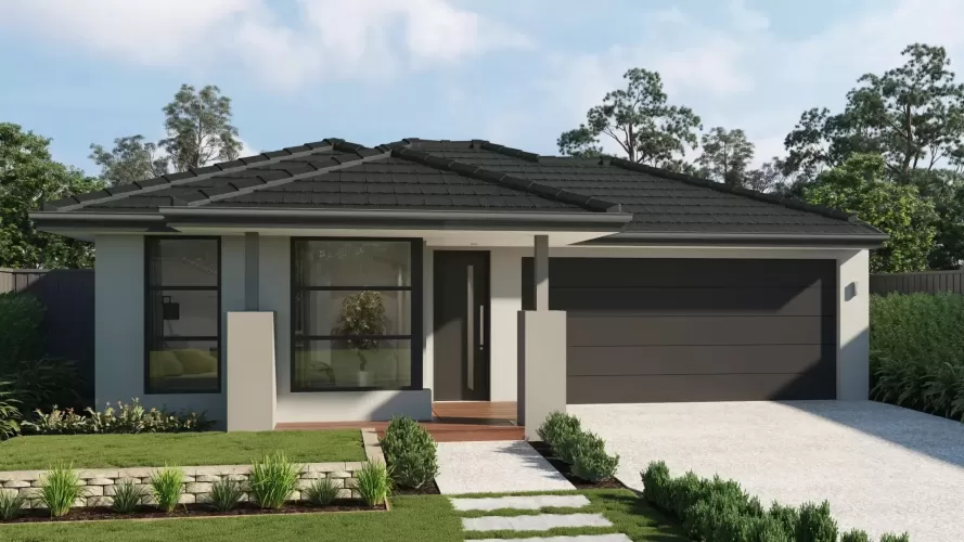 Contemporary Double Garage