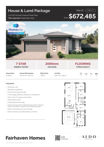 Aldo Estate - Fraser Rise - Lot 1135