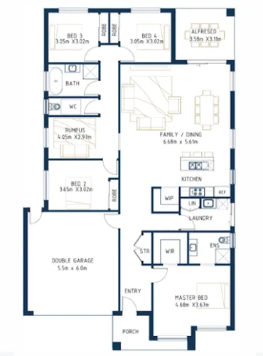 Alluvium Estate - Winter Valley - Lot 603 Floorplan