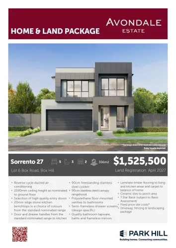 Avondale Estate - Box Hill - Lot 6