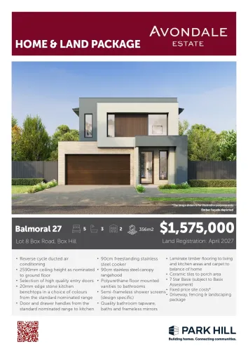 Avondale Estate - Box Hill - Lot 8