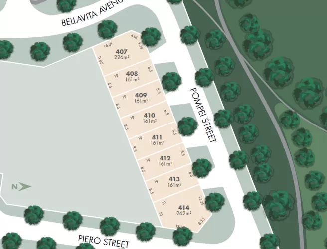 Bella Estate - Clyde - Lot 409 Location Map