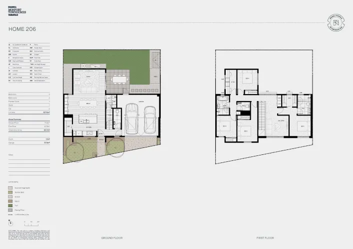 Bradmill - Yarraville - Lot 206 Floorplan