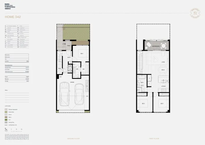 Bradmill - Yarraville - Lot 342 Floorplan