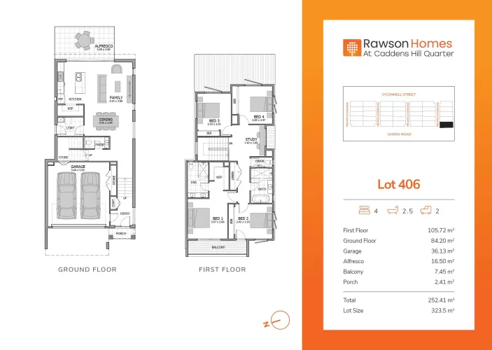 Caddens Hill Quarter Estate - Caddens - Lot 406 Floorplan
