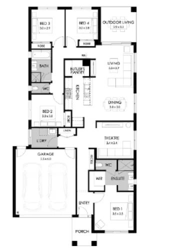 Camden Place Estate - Strathtulloh - Lot Lot 315 Floorplan