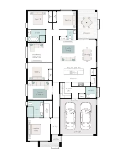 Complete by McDonald Jones at Forest Reach - Huntley  - Lot 121 Floorplan