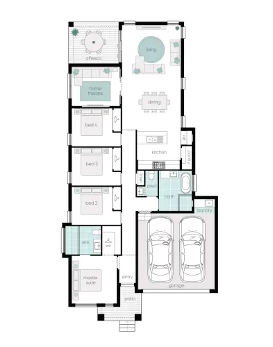 Complete by McDonald Jones at Forest Reach - Huntley  - Lot 173 Floorplan