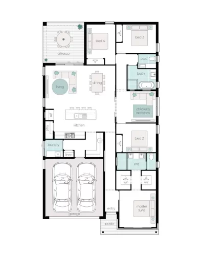 Complete by McDonald Jones Homes at Waterford Estate - Chisholm - Lot 3937 Floorplan