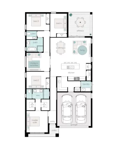 Complete by McDonald Jones Homes at Waterford Estate - Chisholm - Lot 3957 Floorplan