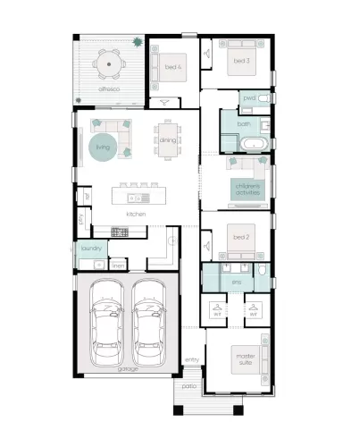 Complete by McDonald Jones Homes at Waterford Estate - Chisholm - Lot 3960 Floorplan