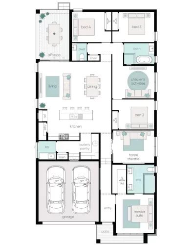 Complete by McDonald Jones at Appin Grove - Appin - Lot 140 Floorplan