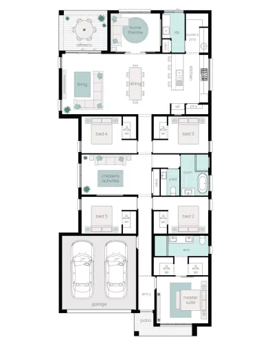 Complete by McDonald Jones at Appin Grove - Appin - Lot 210 Floorplan