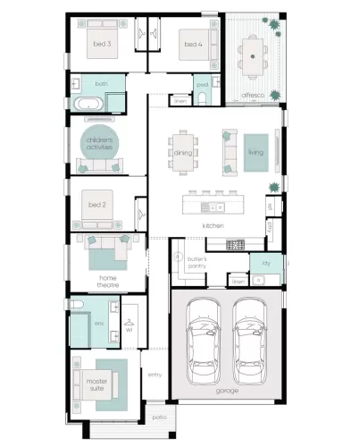 Complete by McDonald Jones at Appin Grove - Appin - Lot 256 Floorplan