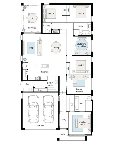 Complete by McDonald Jones at Figtree Hill - Gilead - Lot 1424 Floorplan