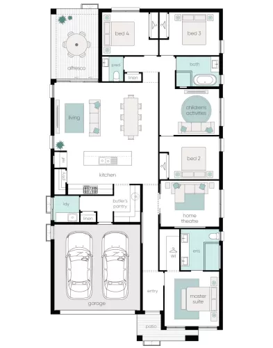 Complete by McDonald Jones at Kurrajong Fields - Scone - Lot 512 Floorplan