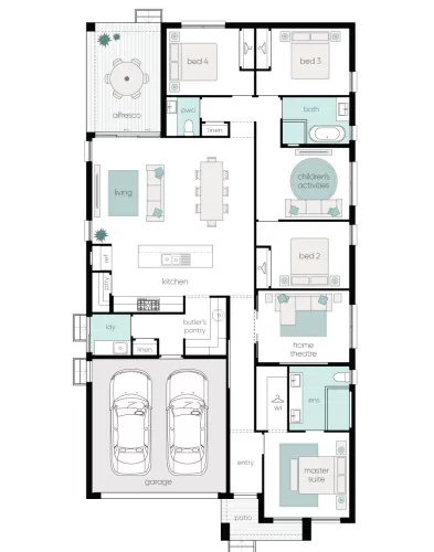 Complete by McDonald Jones at Kurrajong Fields - Scone - Lot 514 Floorplan