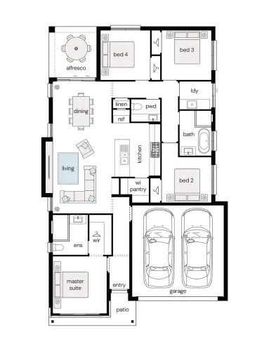 Complete by McDonald Jones at Lochinvar Downs - Leyland Release - Lochinvar - Lot 914 Floorplan