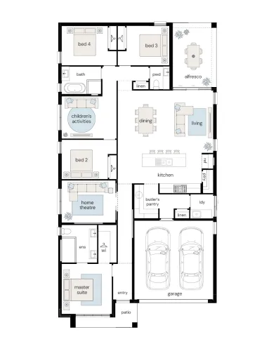 Complete by McDonald Jones at Sussex Inlet Golf Village - Sussex Inlet - Lot 206 Floorplan