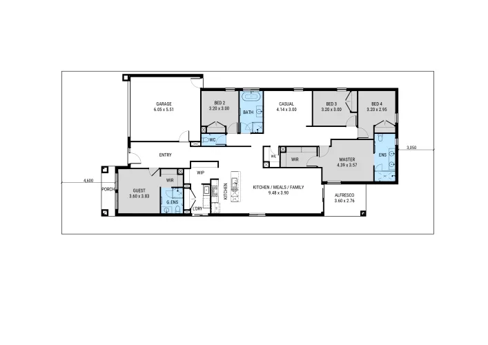 Davis Vineyard Estate - Diggers Rest - Lot 523A Floorplan