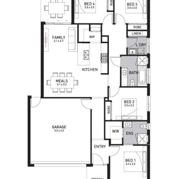 Dunhelen Estate - Greenvale - Lot 146 Floorplan